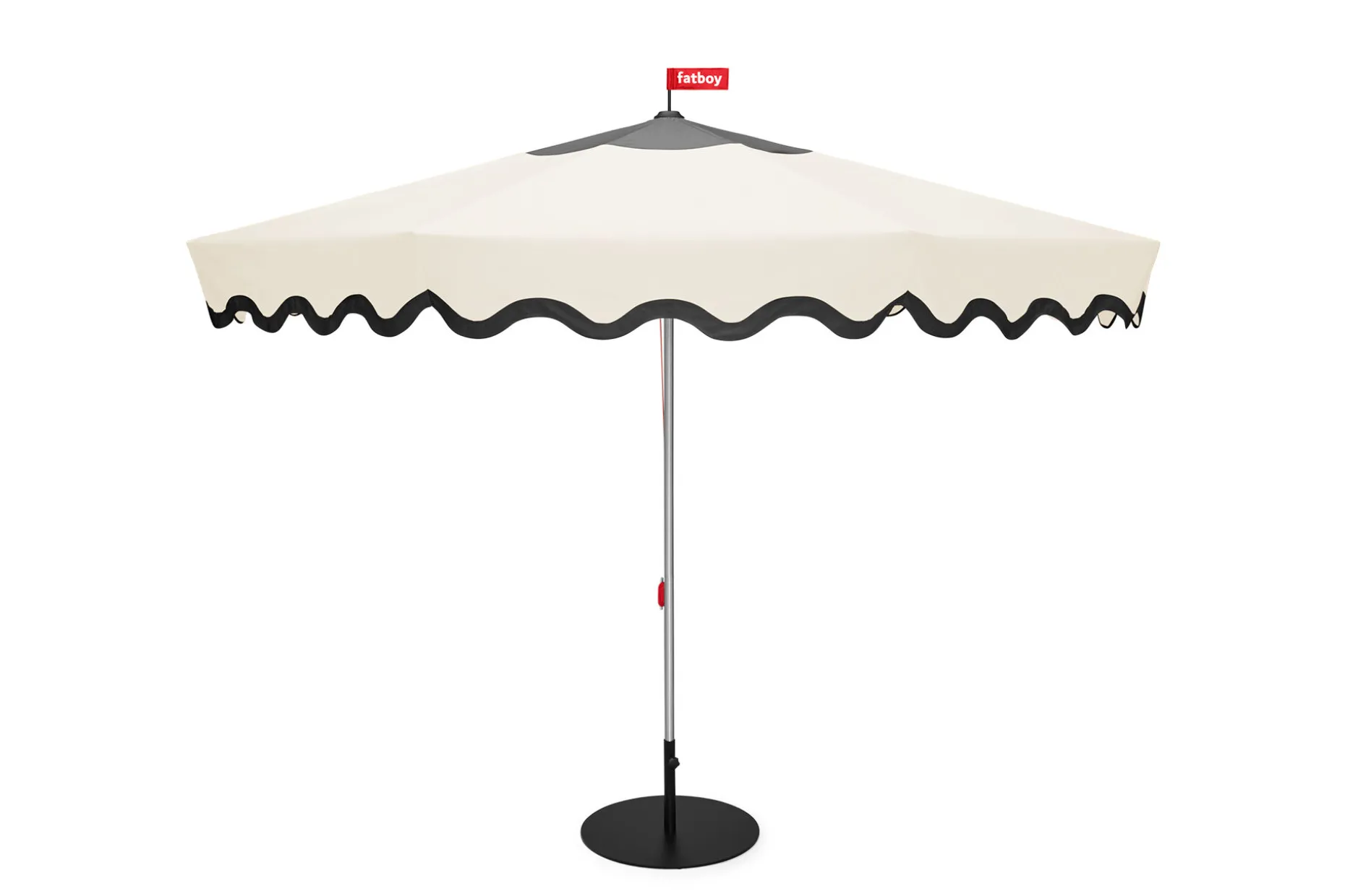 Pensol + Base Black Parasol met voet, 350x350x280 cm