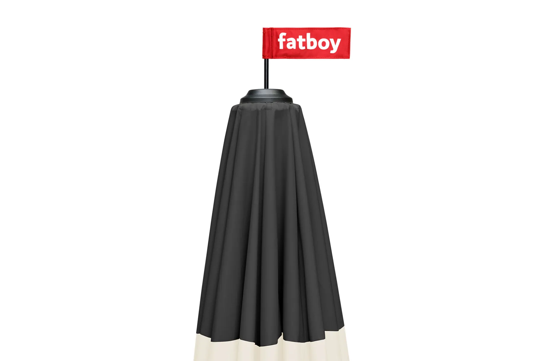 Pensol + Base Black Parasol met voet, 350x350x280 cm