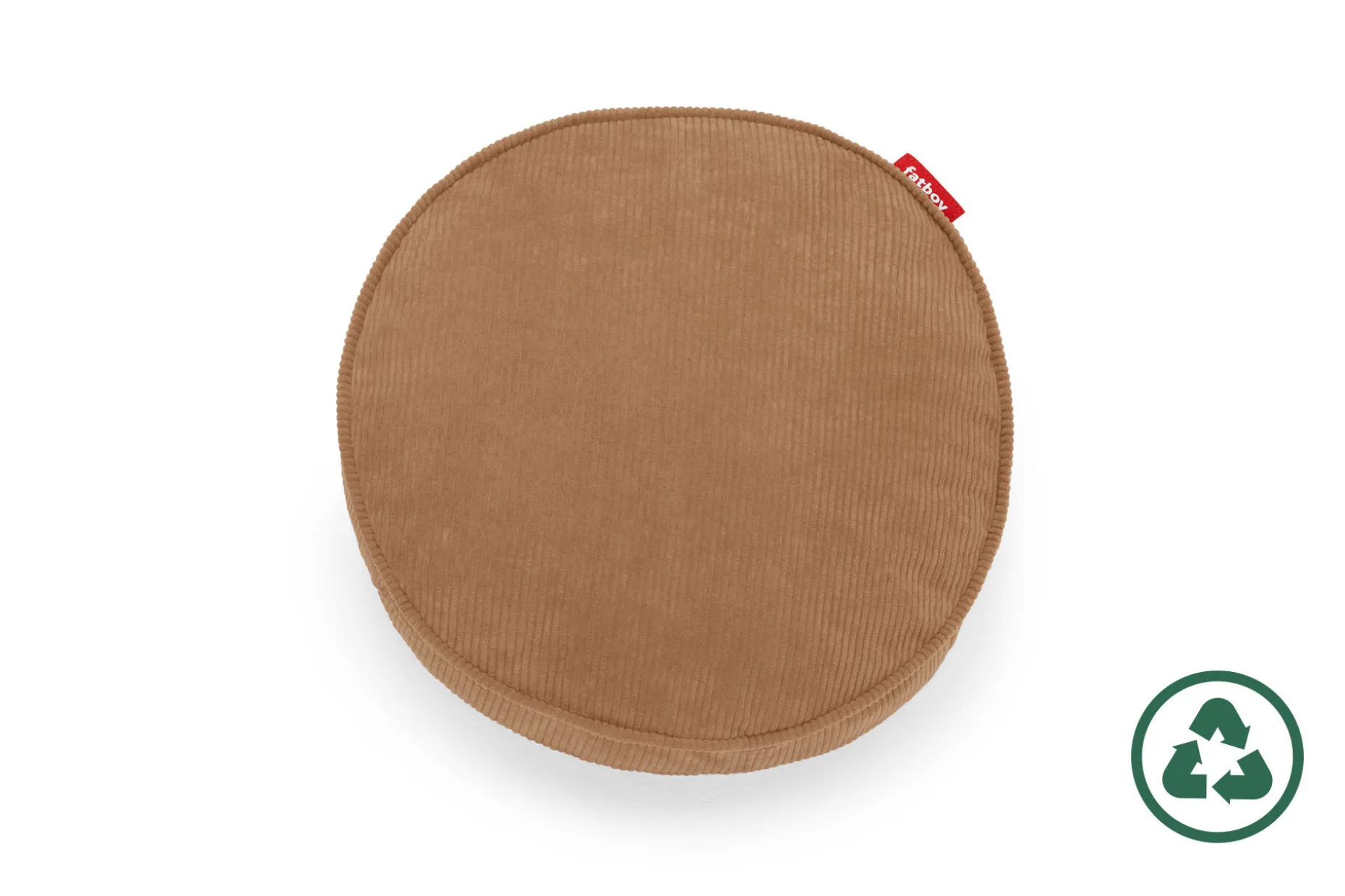 Pill Pillow Cord Sierkussens, bruin, 40x40x7 cm