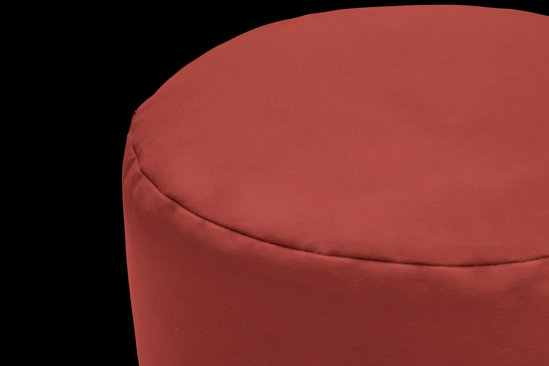 Point Canvas Poef voor binnen, rood, 50x50x35 cm