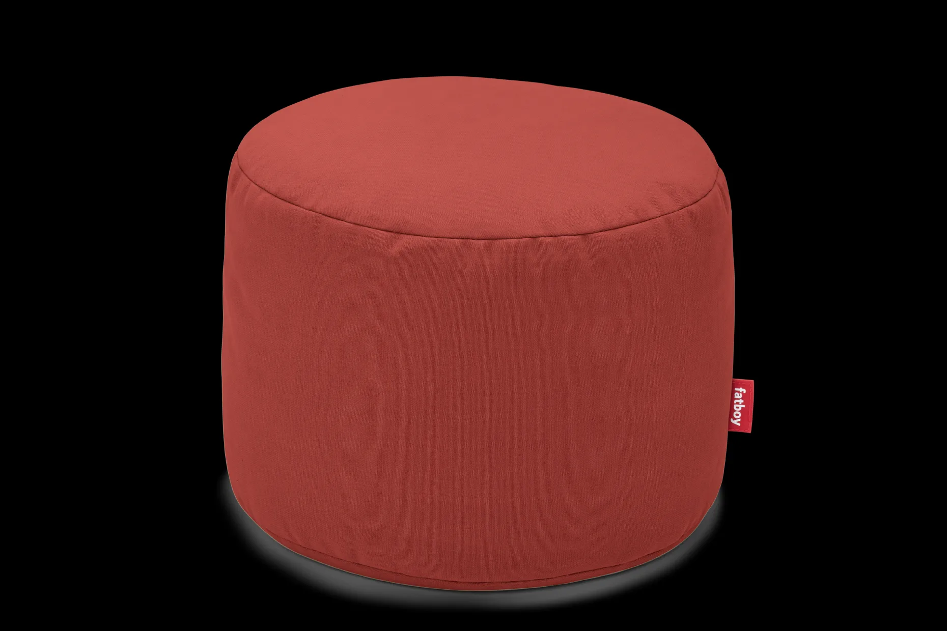 Point Canvas Poef voor binnen, rood, 50x50x35 cm