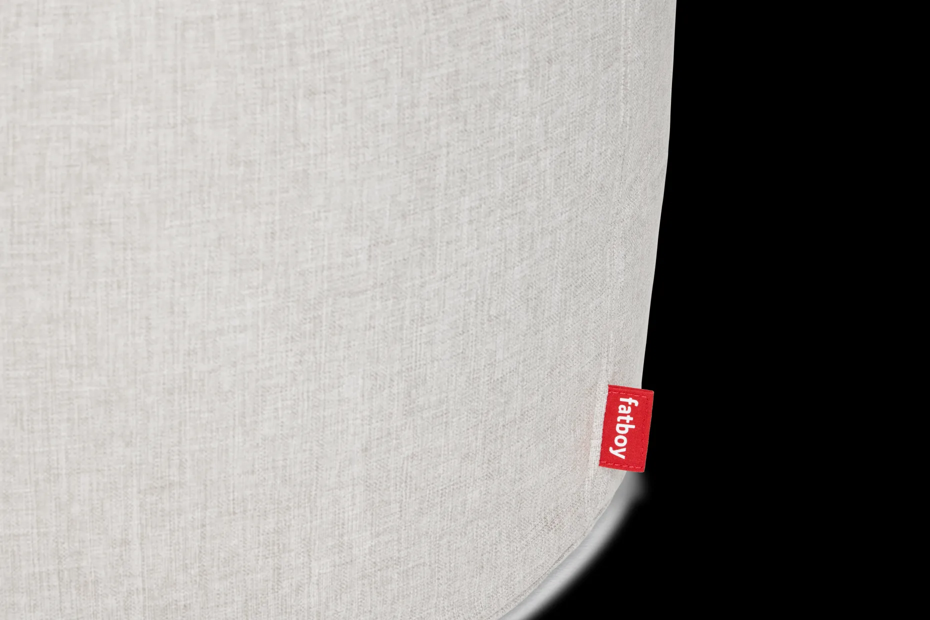 Point Large Outdoor Grote poef - outdoor, grijs, 70x70x40 cm