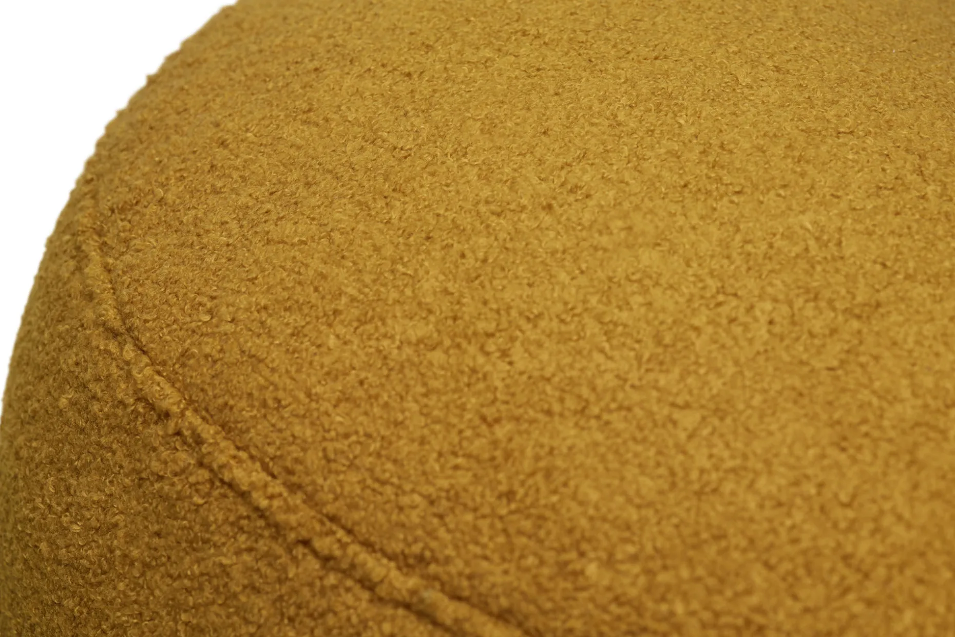 Point Large Sherpa Grote poef voor binnen, goud, 70x70x40 cm