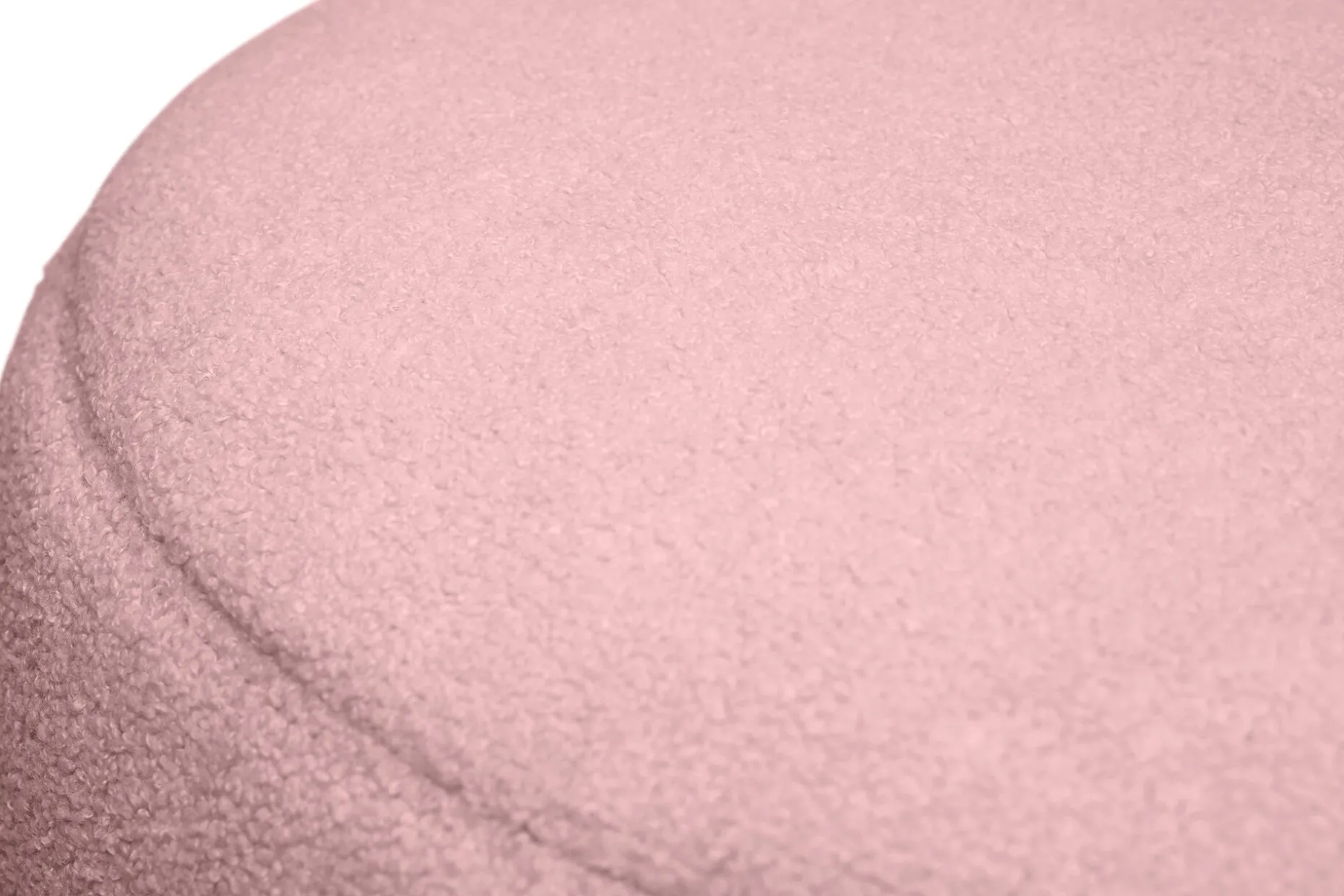 Point Large Sherpa Grote poef voor binnen, roze, 70x70x40 cm