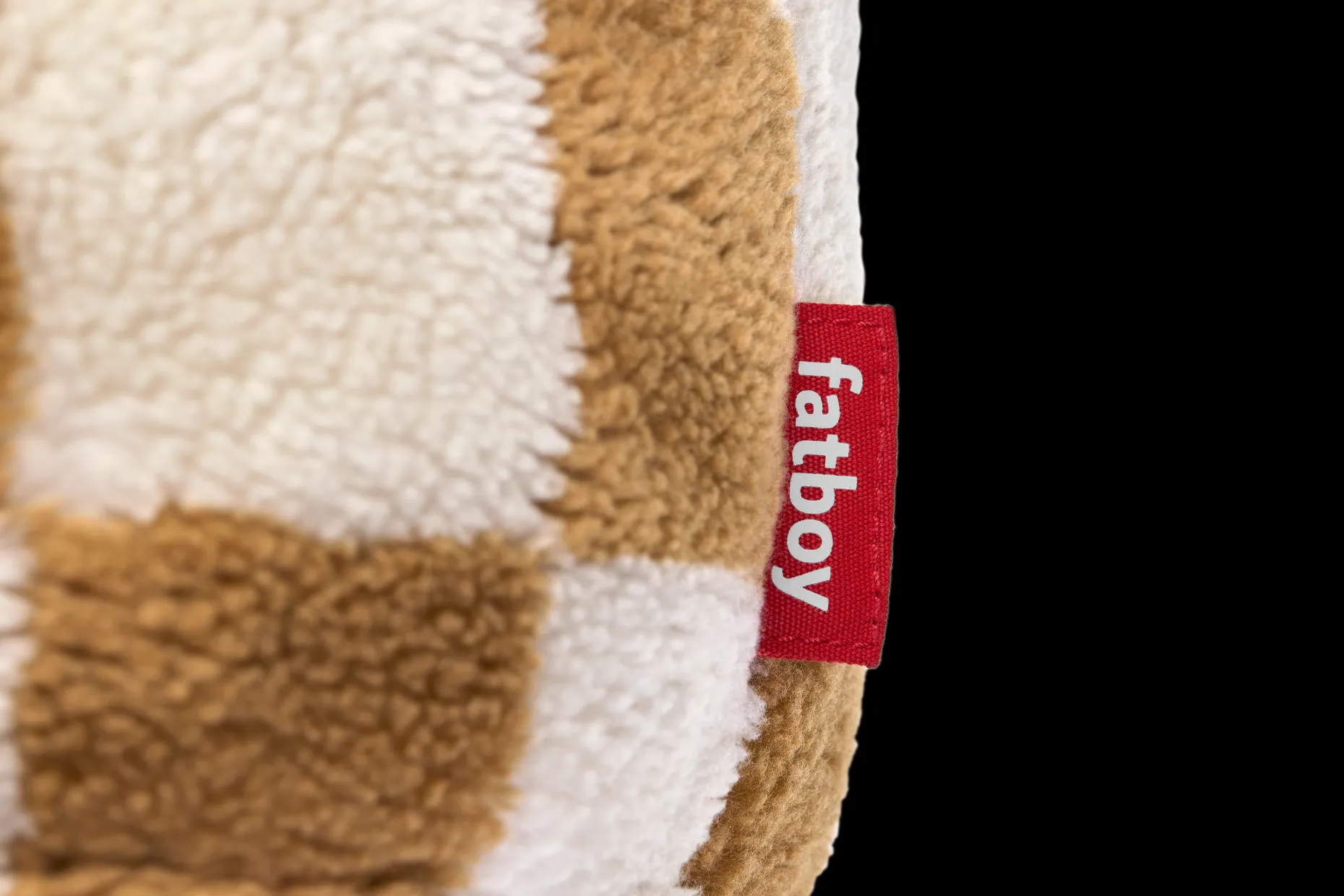 Point Teddy Chess Teddy poef, bruin, 50x50x35 cm