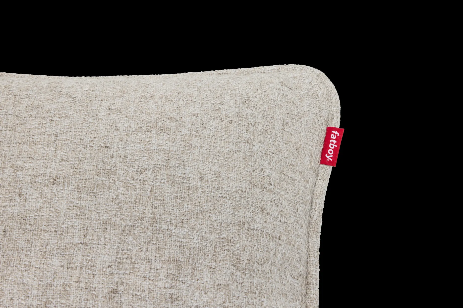 Puff Pillow Boucle Sierkussen, beige, 65x24 cm