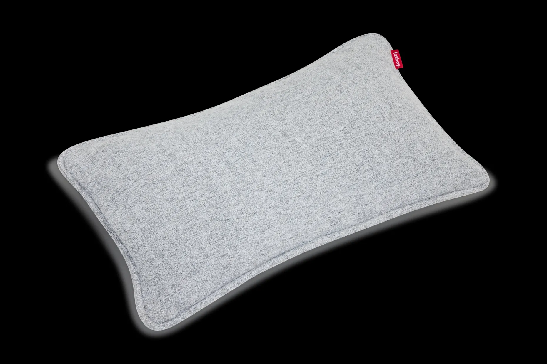 Puff Pillow Boucle Sierkussen, grijs, 65x24 cm