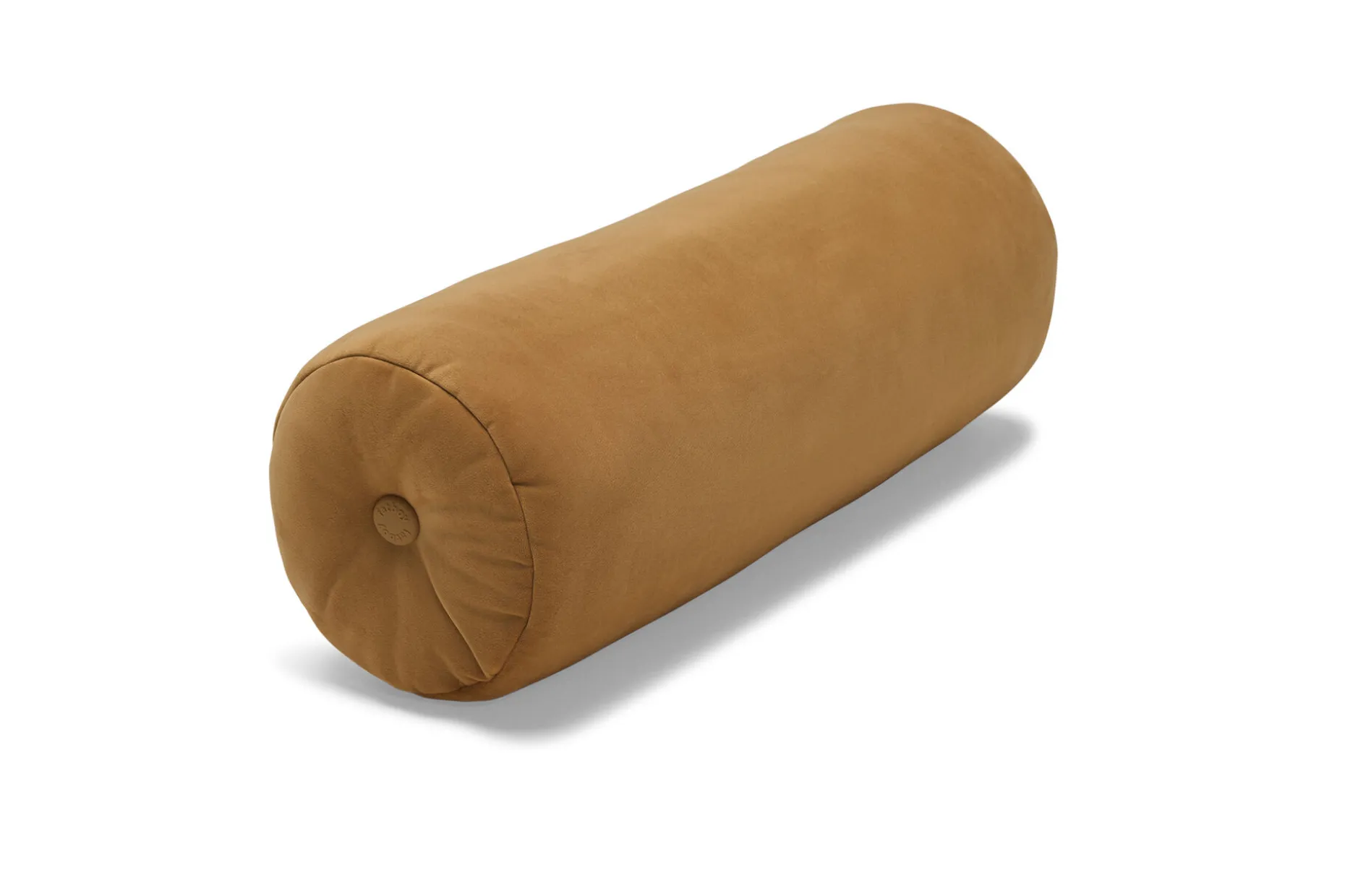 Puff Rolster Pillow Velvet Sierkussen, bruin, 65x24 cm