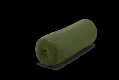 Puff Rolster Pillow Velvet Sierkussen, groen, 65x24 cm