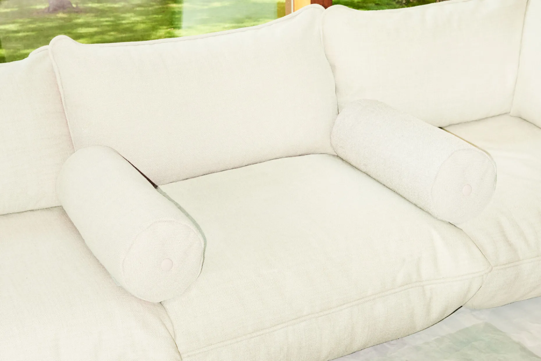 Puff Weave Rolster Pillows Sierkussen, 65x24 cm