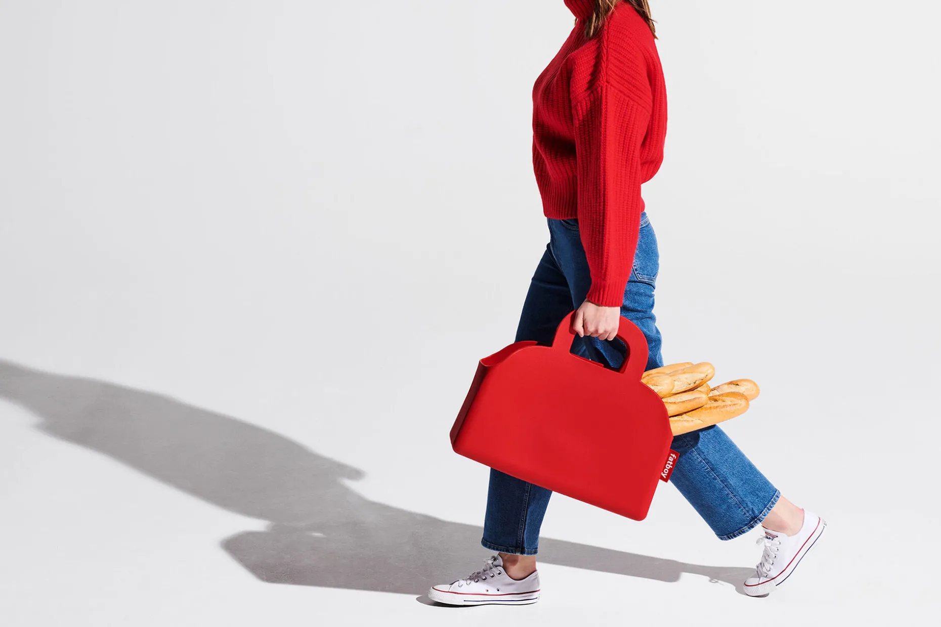 Sjopper-Kees Tas, rood, 47x17x44 cm