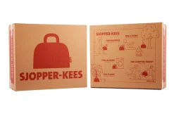 Sjopper-Kees Tas, rood, 47x17x44 cm