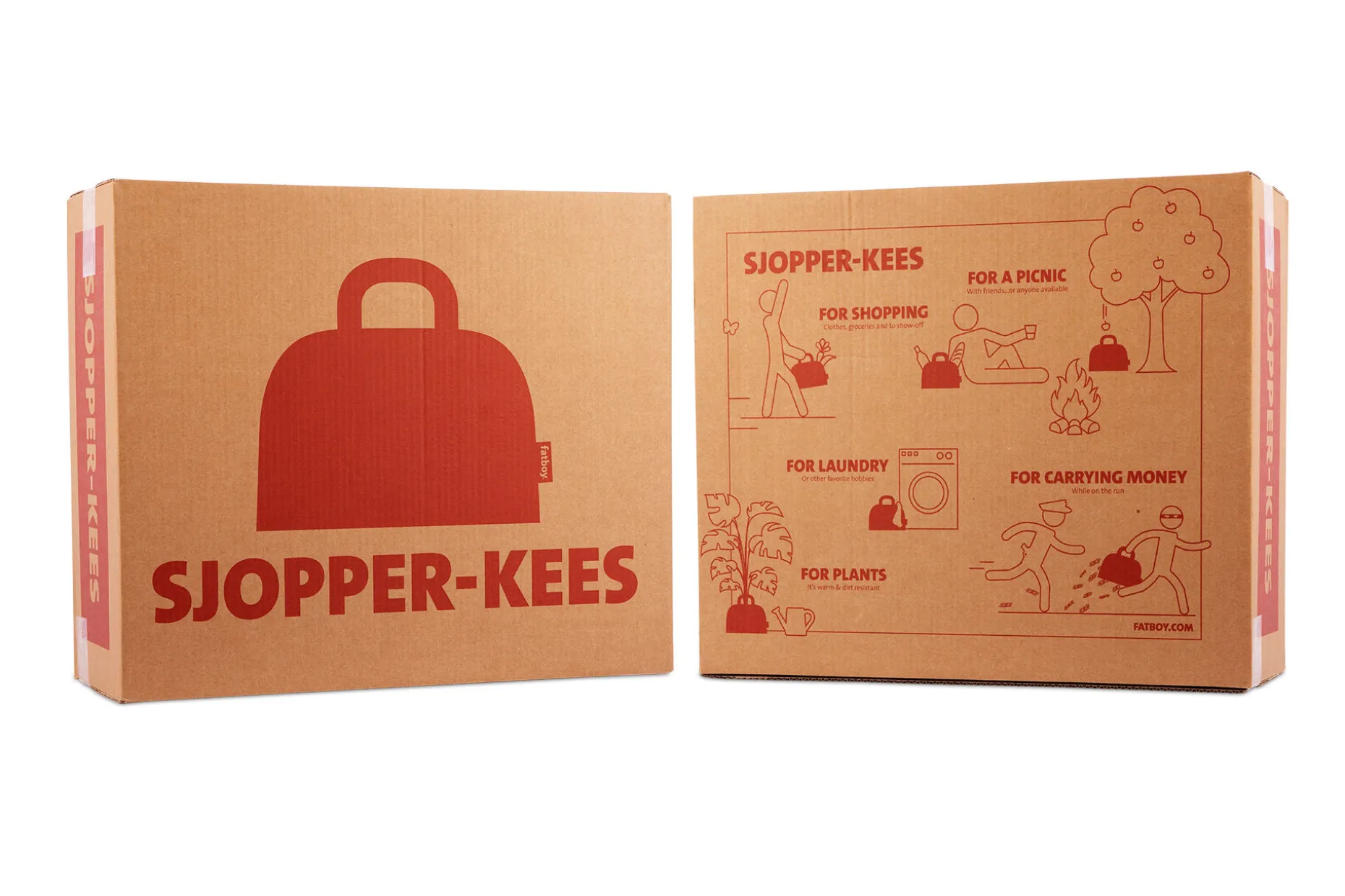 Sjopper-Kees Tas, zwart, 47x17x44 cm