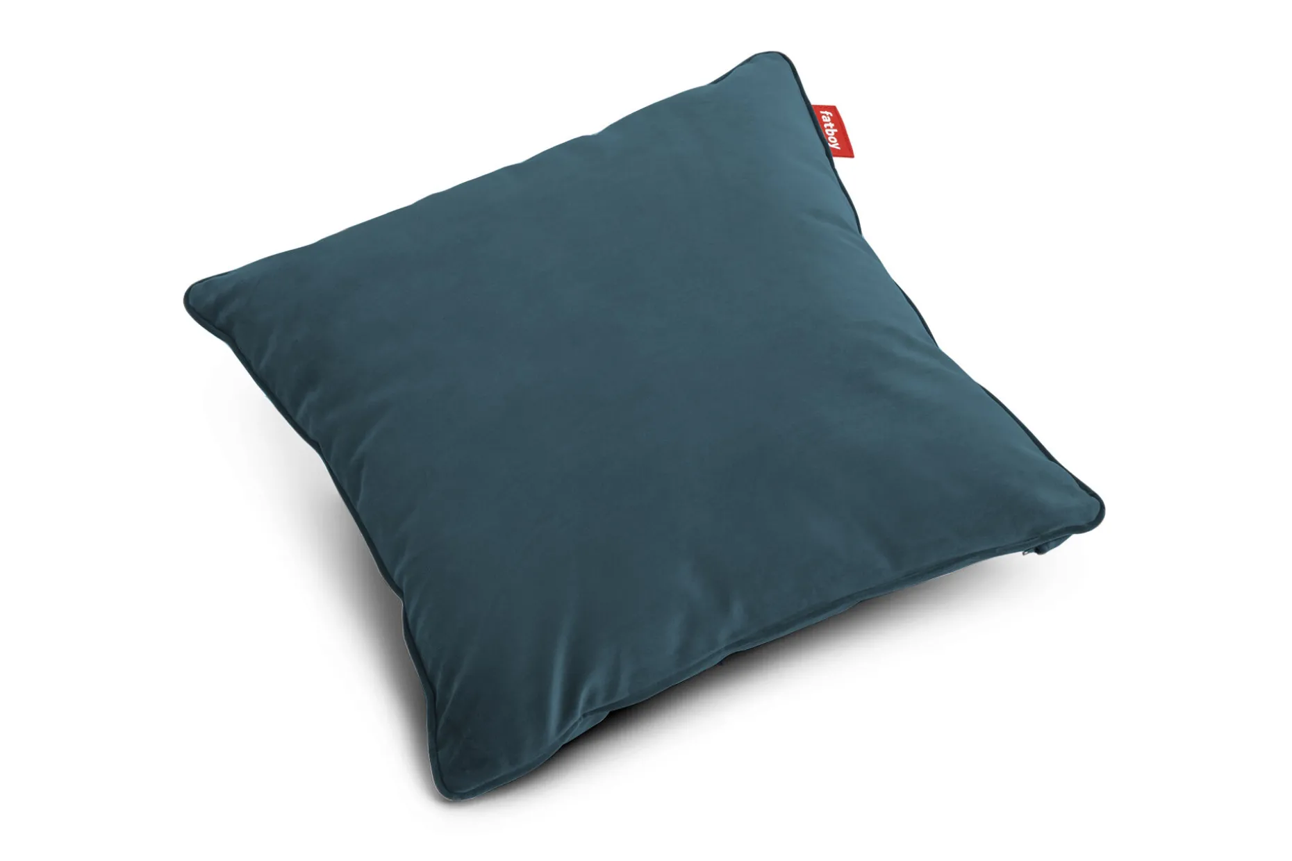 Square Pillow Velvet Sierkussen, blauw, 50x50x5 cm
