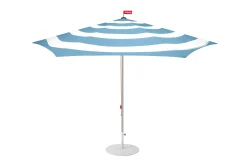 Stripesol + Base Light Grey Parasol met voet, 350x350x280 cm