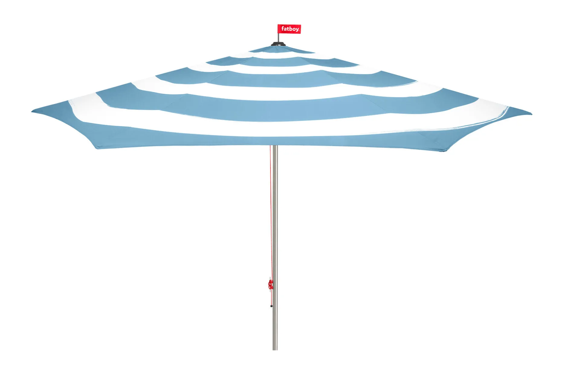 Stripesol 350 cm Parasol, blauw, 350x350x280 cm