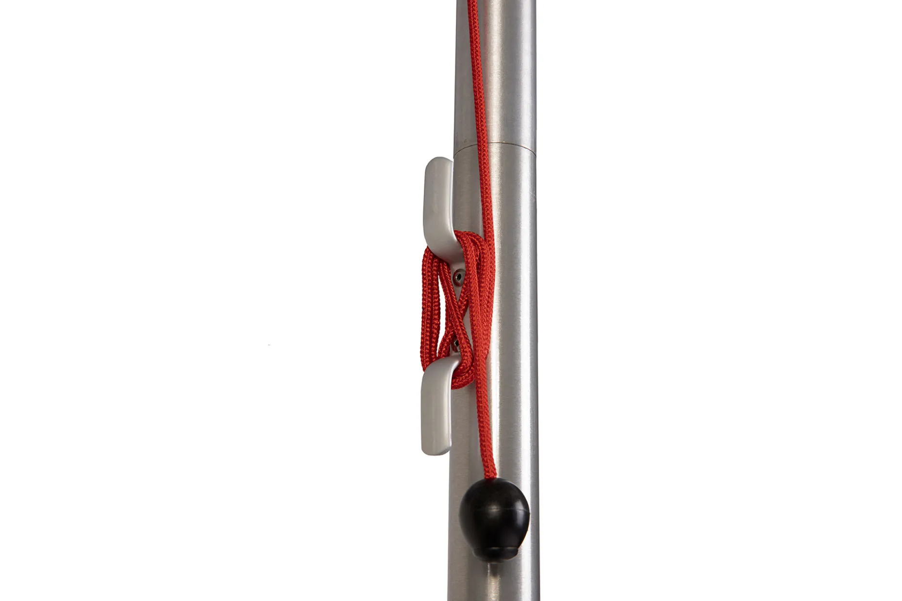 Stripesol 350 cm Parasol, rood, 350x350x280 cm