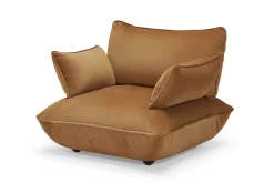 Sumo Armrest Velvet Armleuning, bruin, 69x35 cm