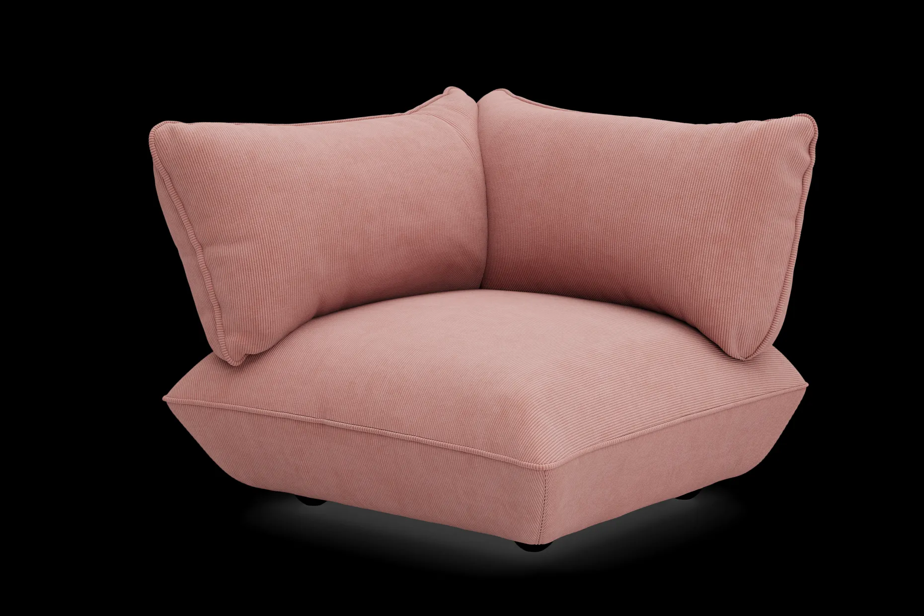 Sumo Corner Seat Left Cord Corner Seat, roze,cm