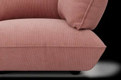 Sumo Corner Seat Right Cord Corner Seat, roze, 108x108x90 cm