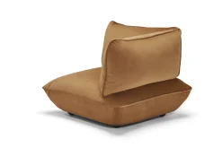 Sumo Corner Seat Velvet Corner Seat, bruin, 108x108x90 cm