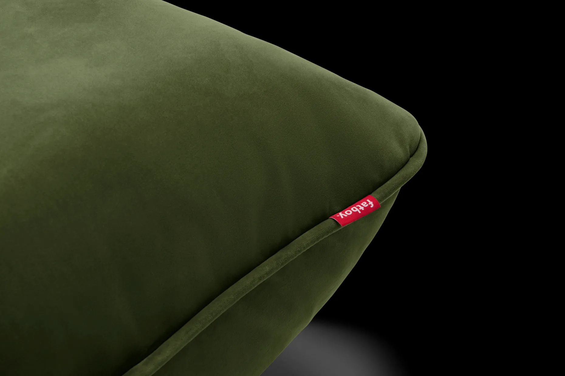 Sumo Corner Seat Velvet Corner Seat, groen, 108x108x90 cm