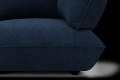 Sumo Corner Sofa Right Cord Deep Blue Modulaire binnenbank, 301x108x90 cm