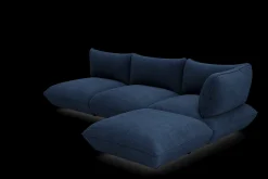 Sumo Corner Sofa Right Cord Deep Blue Modulaire binnenbank, 301x108x90 cm