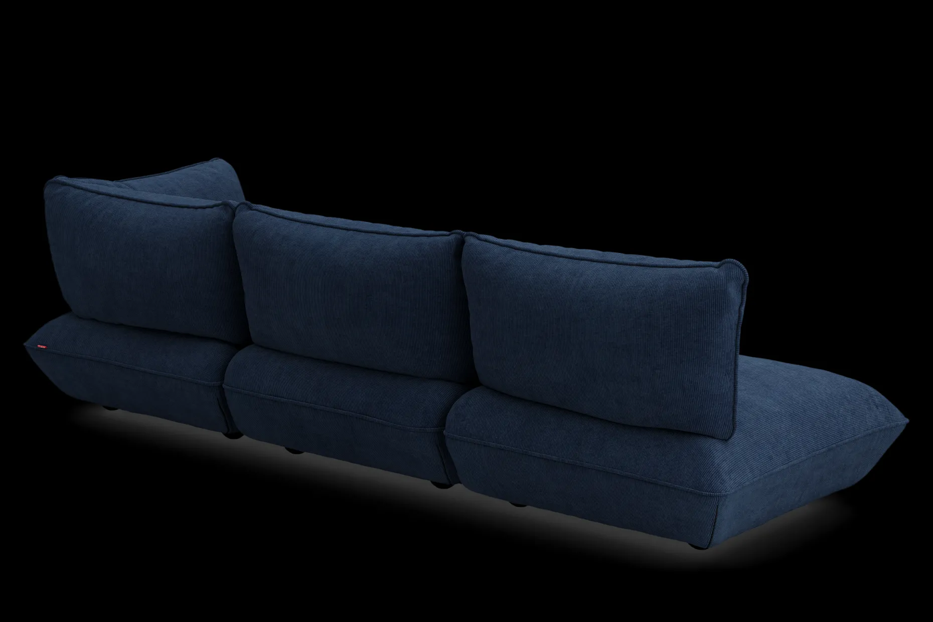 Sumo Corner Sofa Right Cord Deep Blue Modulaire binnenbank, 301x108x90 cm