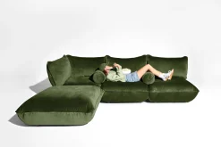 Sumo Corner Sofa Velvet Modulaire binnenbank, 301x108x90 cm