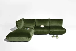 Sumo Corner Sofa Velvet Modulaire binnenbank, 301x108x90 cm