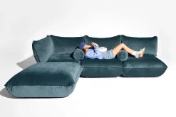 Sumo Corner Sofa Velvet Modulaire binnenbank, 301x108x90 cm