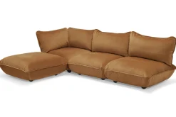 Sumo Corner Sofa Velvet Modulaire binnenbank, 301x108x90 cm