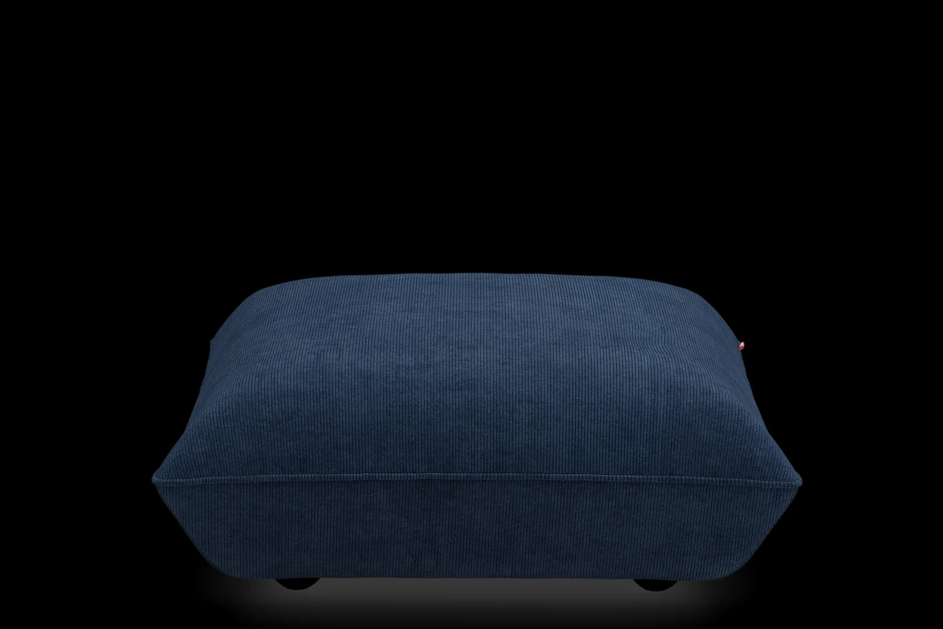 Sumo Hocker Cord Hocker, blauw, 108x108x44 cm