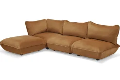 Sumo Hocker Velvet Hocker, bruin, 108x108x44 cm