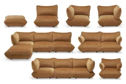 Sumo Hocker Velvet Hocker, bruin, 108x108x44 cm