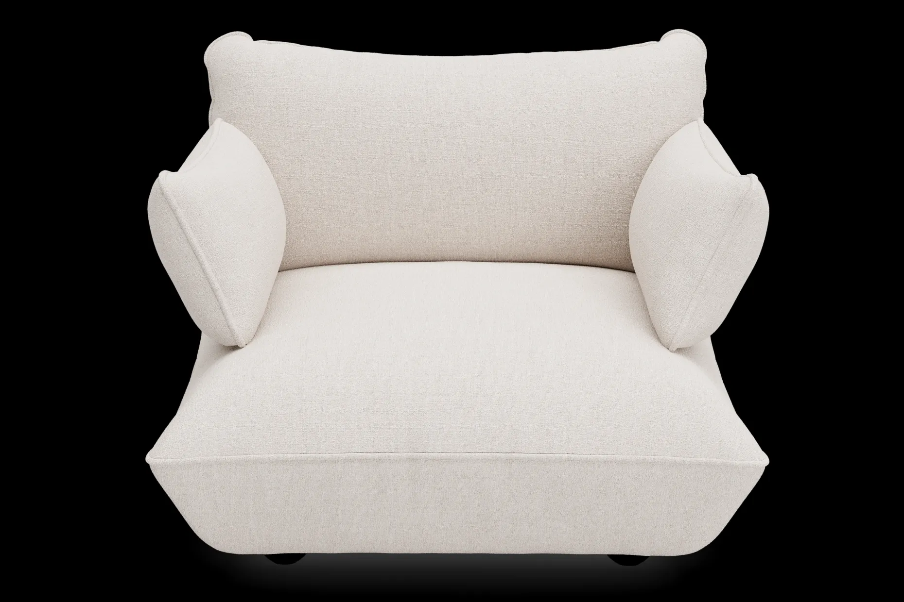 Sumo Loveseat Boucle Creme Loveseat, 114x108x90 cm