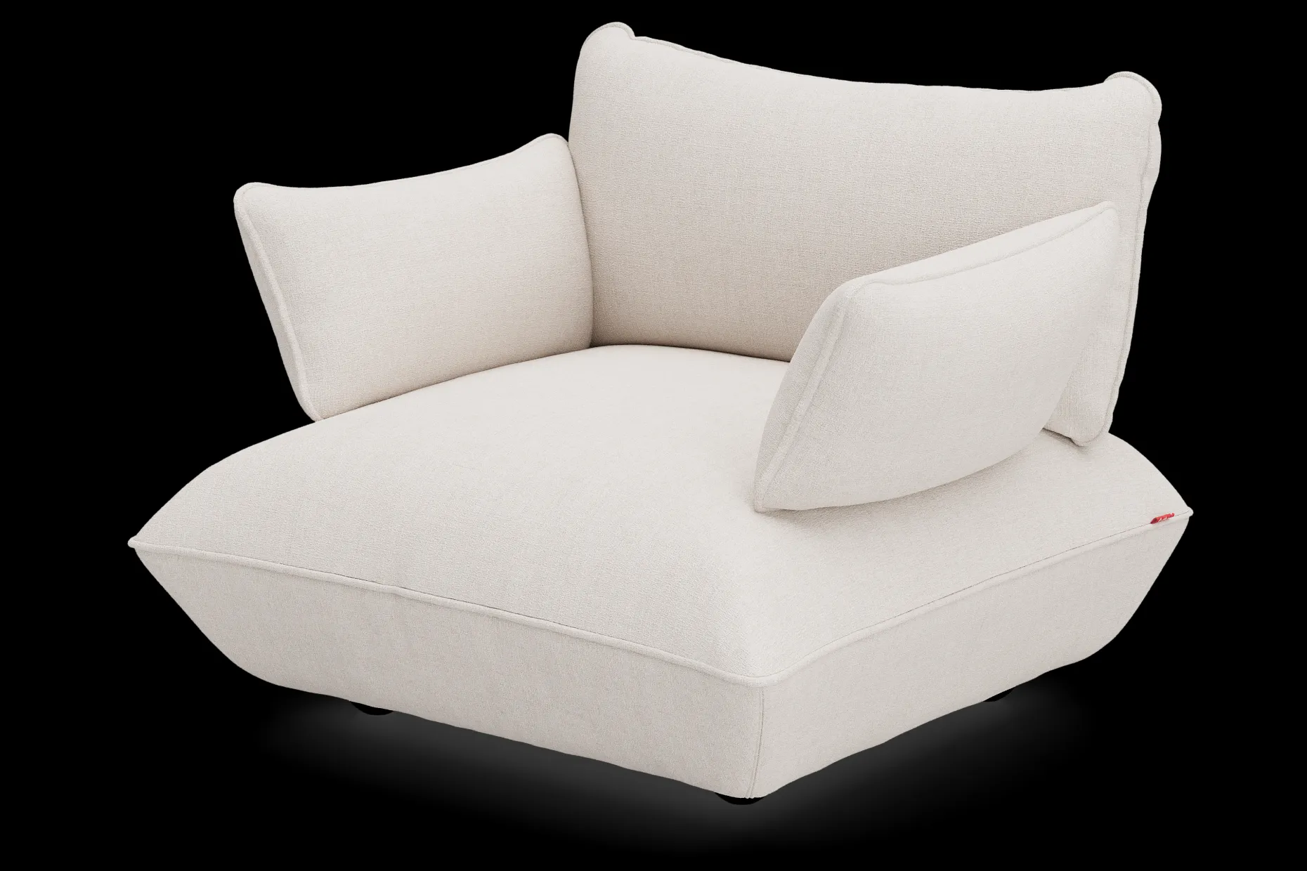 Sumo Loveseat Boucle Creme Loveseat, 114x108x90 cm