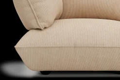 Sumo Loveseat Cord Beige Loveseat, 114x108x90 cm