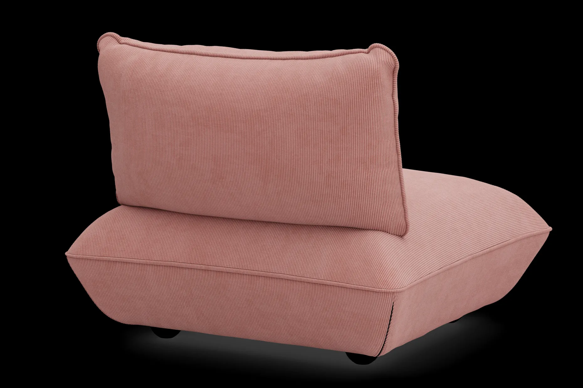 Sumo Seat Cord Seat, roze, 108x108x90 cm