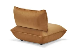 Sumo Seat Velvet Seat, bruin, 108x108x90 cm