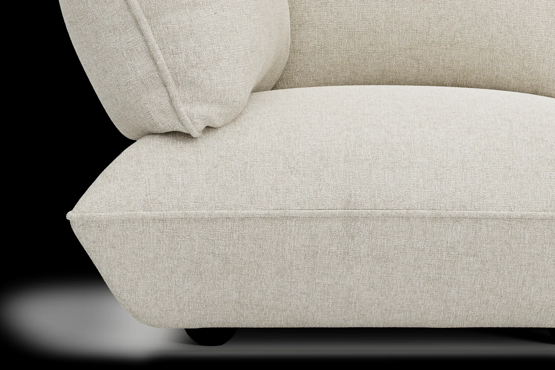 Sumo Sofa Grand Boucle Beige Modulaire binnenbank, 301x108x90 cm