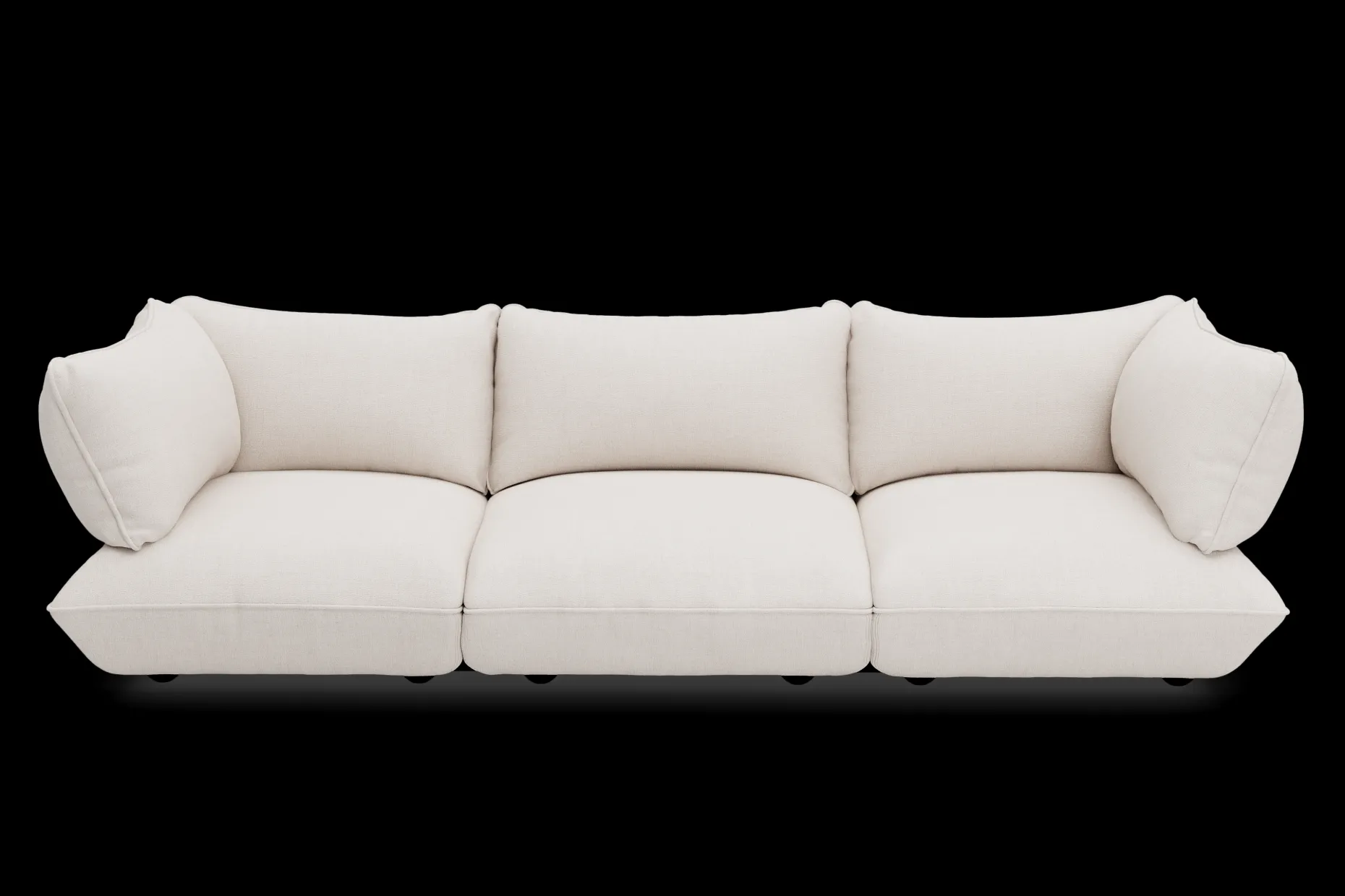 Sumo Sofa Grand Boucle Creme Modulaire binnenbank, 301x108x90 cm
