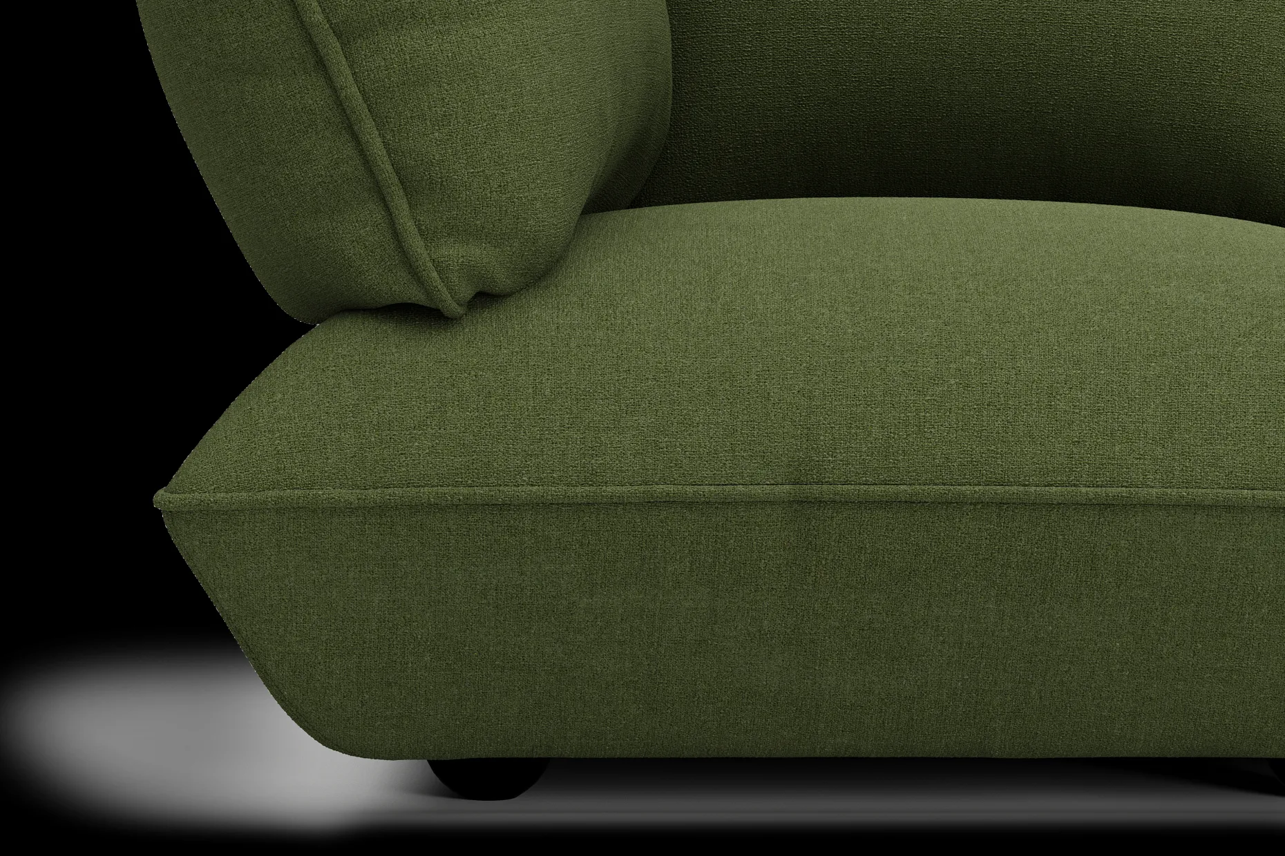 Sumo Sofa Grand Boucle Leaf Green Modulaire binnenbank, 301x108x90 cm