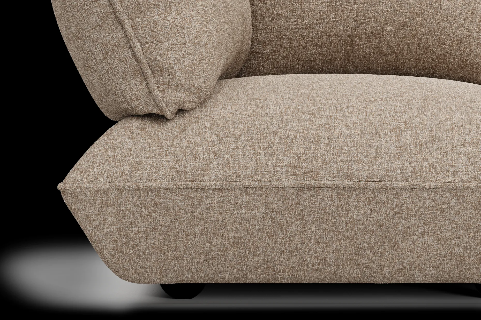 Sumo Sofa Grand Boucle Light Brown Melange Modulaire binnenbank, 301x108x90 cm