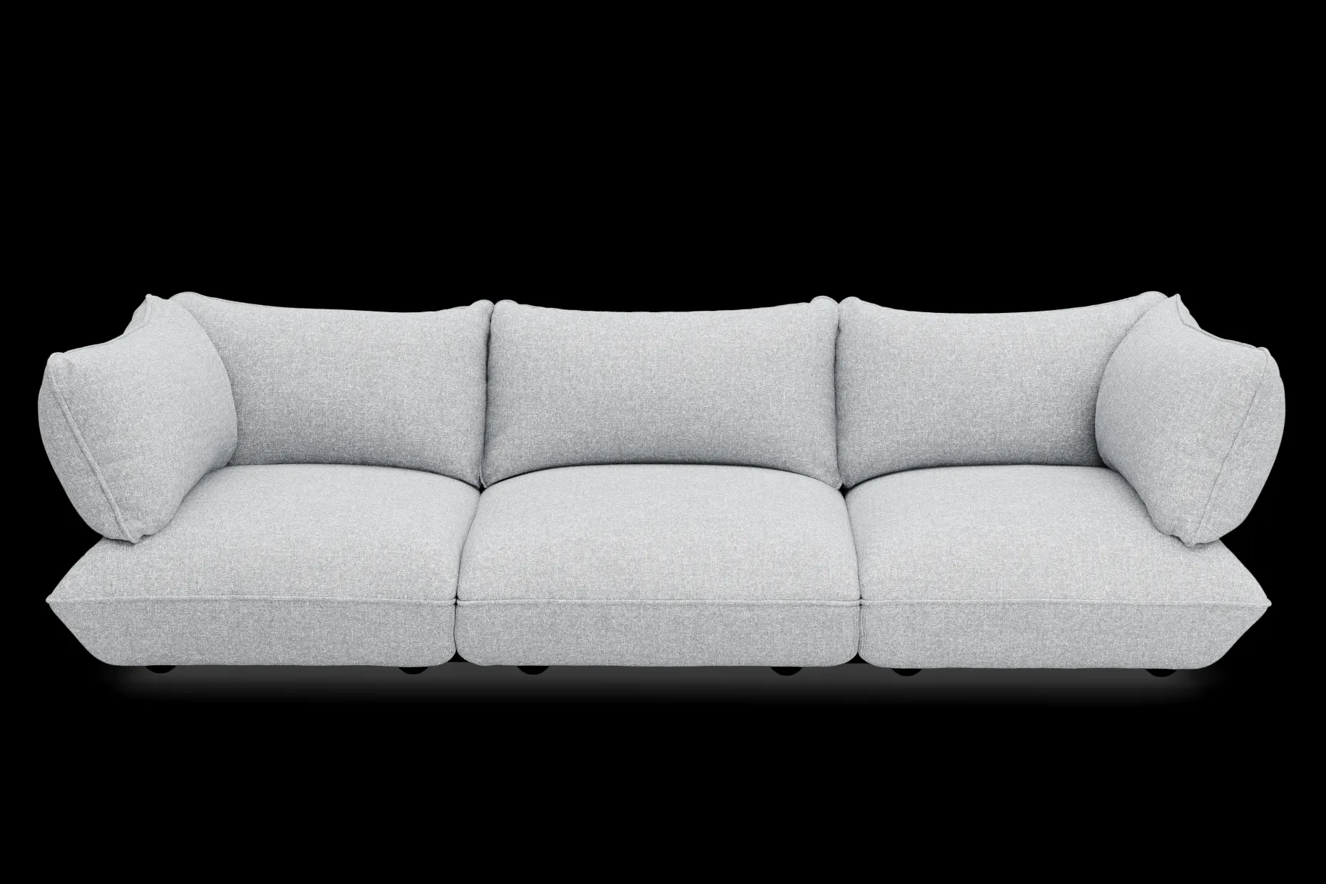 Sumo Sofa Grand Boucle Light Grey Melange Modulaire binnenbank, 301x108x90 cm