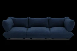 Sumo Sofa Grand Cord Deep Blue Modulaire binnenbank, 301x108x90 cm