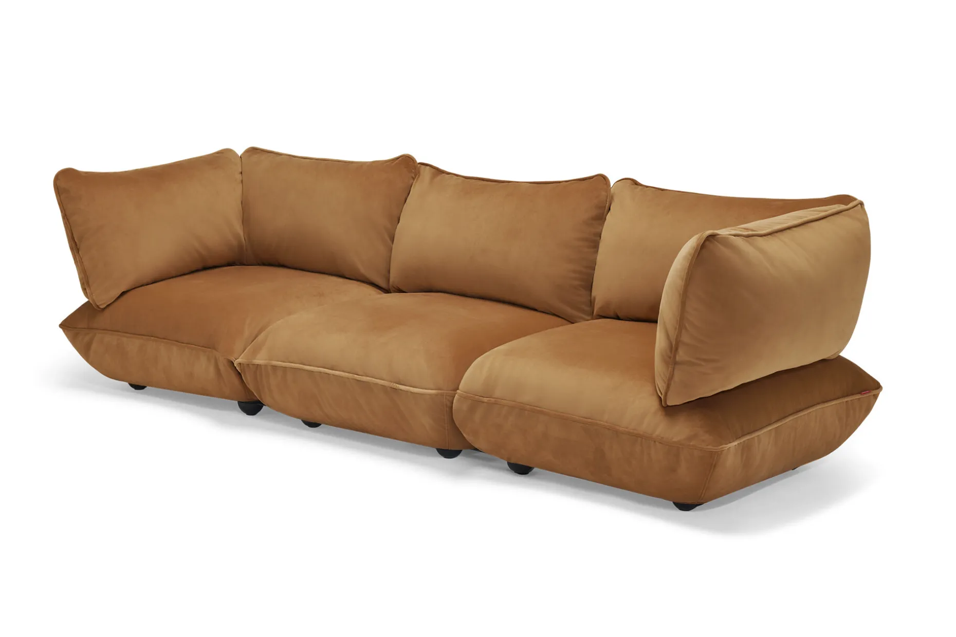 Sumo Sofa Grand Velvet Almond Modulaire binnenbank, 301x108x90 cm