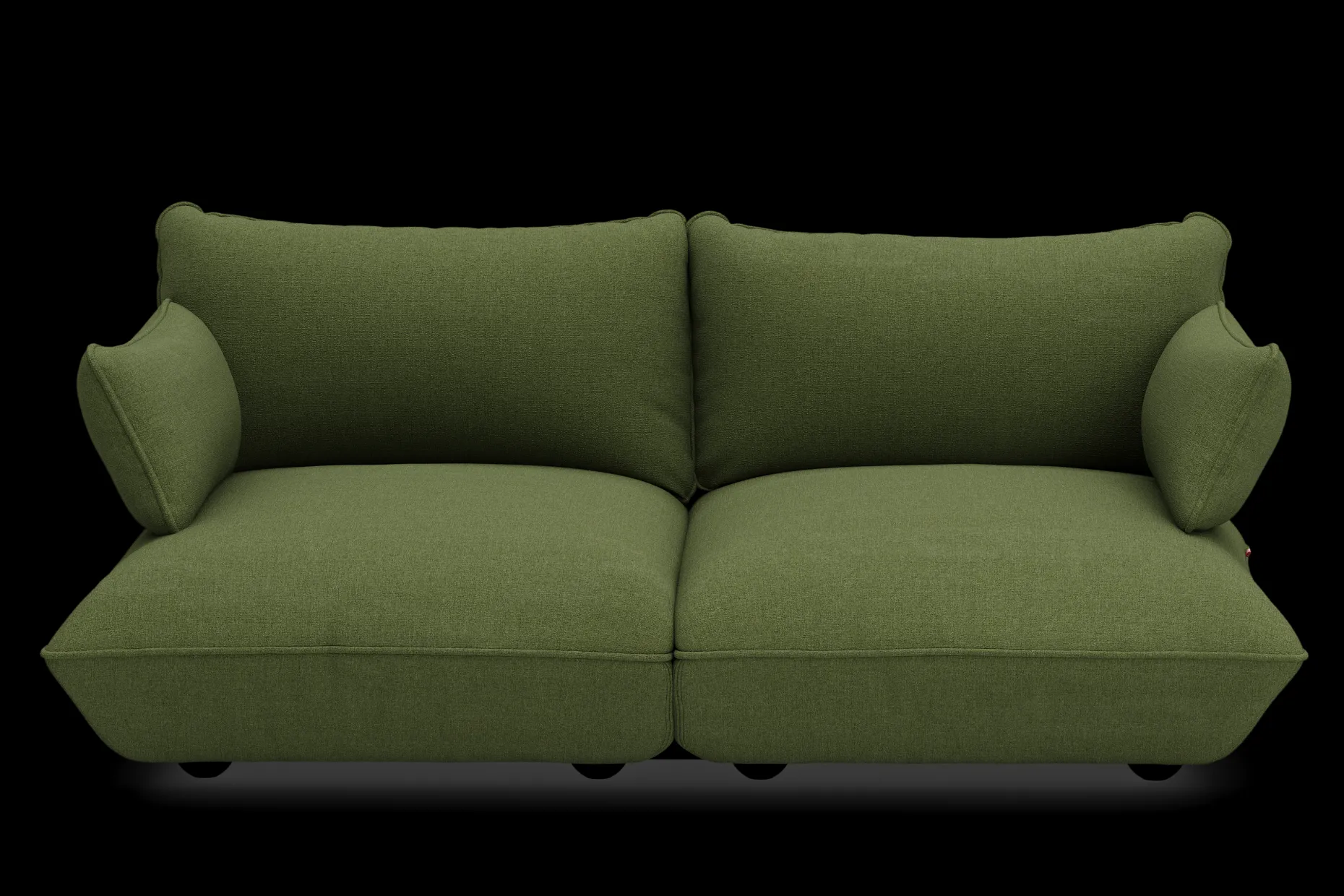 Sumo Sofa Medium Boucle Leaf Green Modulaire binnenbank, 210.5x108x90 cm