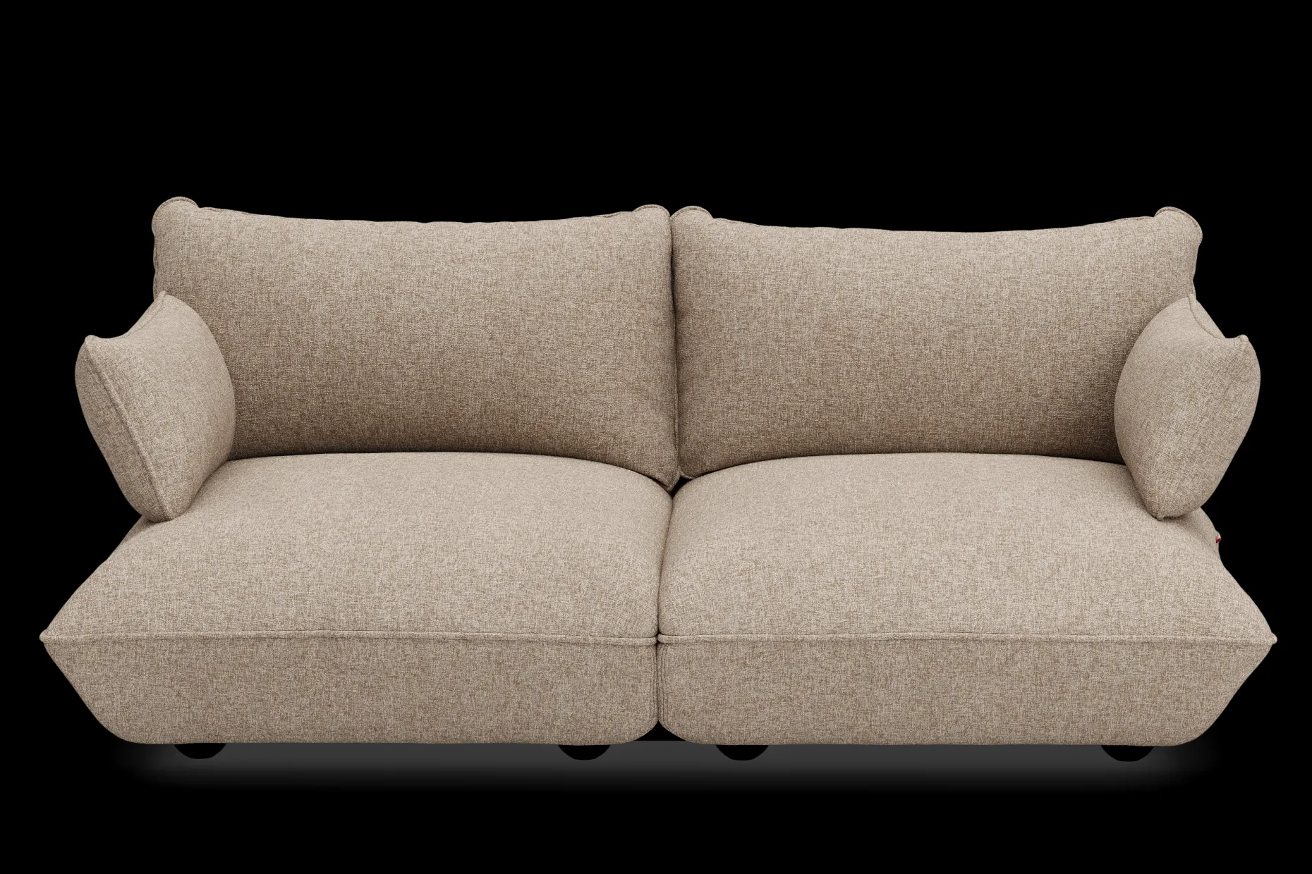 Sumo Sofa Medium Boucle Light Brown Melange Modulaire binnenbank, 210.5x108x90 cm